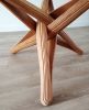 "lock" caramel bamboo dining table | Tables by JAN PAUL. Item made of bamboo with glass works with mid century modern & contemporary style