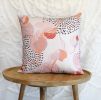 Terracotta coral rust and blush cushion cover, etc. | Pillows by Tribe & Temple. Item made of cotton with fiber