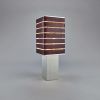 Exigen by Mnima. Table Light Sculpted from Solid Aluminum. | Table Lamp in Lamps by mnima. Item made of aluminum & leather