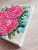 Bridal flowers painting canvas, Pink ranunculus art | Oil And Acrylic Painting in Paintings by Iryna Fedarava. Item made of canvas & synthetic compatible with minimalism and contemporary style