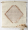 Rombo S - Laine Wool Knitting | Tapestry in Wall Hangings by Lale Studio & Shop. Item made of bamboo with fabric works with boho & minimalism style