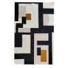 Maya Handwoven Black and Taupe Area Rug | Rugs by Mumo Toronto. Item composed of fabric