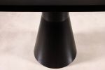 Ebonized Oak Wood Black Square Dining Table by Costantini | Tables by Costantini Design. Item composed of walnut