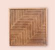 Red Oak End Grain Mosaic in a mahogany frame | Art & Wall Decor by SHKHenson. Item made of oak wood