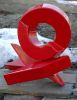 Little Red Rhythm | Sculptures by Rob Lorenson | Private Residence, Westport in Westport. Item composed of metal