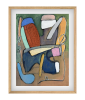 Bold Abstract Painting | Paintings by Rebekah Andrade. Item made of paper compatible with minimalism and contemporary style