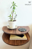 Floating Nightstand in Walnut | Storage by Companion Works. Item composed of walnut compatible with boho and minimalism style