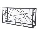 Linear Tension Console | Console Table in Tables by Morgan Clayhall. Item made of wood with steel works with minimalism & contemporary style