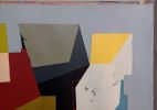 NG 34d | Oil And Acrylic Painting in Paintings by Luis Medina. Item made of paper works with minimalism & contemporary style