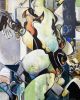 Seeking Freedom | Oil And Acrylic Painting in Paintings by Jeanette Jarville, BFA Emily Carr University of Art. Item works with mid century modern & contemporary style