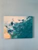 Riding the Wave Acrylic Contemporary Abstract | Oil And Acrylic Painting in Paintings by Strokes by Red - Red (Linda Harrison). Item made of canvas