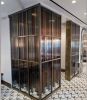 Stained glass panels // Four Seasons Hotel New Orleans | Wall Treatments by Bespoke Glass | Four Seasons Hotel New Orleans in New Orleans