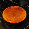 Solid Walnut Serving Plate | Large Artisan Luxury Original | Decorative Bowl in Decorative Objects by Holzkunst Samuel Meisinger. Item composed of walnut compatible with minimalism and contemporary style