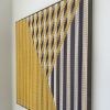 Compose 2 | Embroidery in Wall Hangings by Fault Lines by Matthias de Vogel. Item composed of fabric and brass