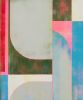 The Maze Blue and Pink | Oil And Acrylic Painting in Paintings by Ronald Hunter. Item made of canvas works with contemporary & industrial style