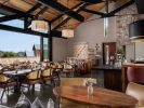 Oat Hill Trail wall art for the Four Seasons Napa Valley | Wall Sculpture in Wall Hangings by Susannah Mira. Item made of canvas with leather