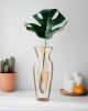 Droplet Tall Vase - Honey | Vases & Vessels by Kitbox Design. Item made of steel with glass works with minimalism & contemporary style