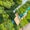 Custom home owners aerial view | Wall Sculpture in Wall Hangings by Mona King