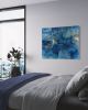 Blue Crystals Canvas Print | Prints by MELISSA RENEE fieryfordeepblue  Art & Design. Item composed of canvas compatible with contemporary and eclectic & maximalism style