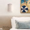 Riverine coastal wall sconce (up and down light function) | Sconces by Light and Fiber. Item composed of cotton and metal in boho or contemporary style