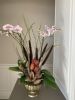 Earth tones orchid arrangement | Floral Arrangements by Fleurina Designs