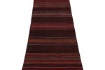 Rug & Kilim’s Contemporary Kilim Runner Rug in Burgundy | Area Rug in Rugs by Rug and Kilim