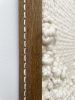 Hand woven wall art frame (Beach Cliff 006) | Tapestry in Wall Hangings by Elle Collins. Item composed of oak wood & cotton compatible with minimalism and mid century modern style