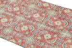 Vintage Zeki Müren Runner in Red with Blue & Beige Patterns | Area Rug in Rugs by Rug and Kilim