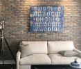 "F*ck It; Let's Dance!" Binary code message - sold, inquire | Oil And Acrylic Painting in Paintings by L Rowland Contemporary Art. Item made of wood with synthetic