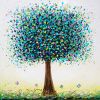Tree of Hope | Oil And Acrylic Painting in Paintings by Amanda Dagg. Item composed of canvas and synthetic