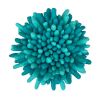 Petit Blossom - Aqua | Wall Sculpture in Wall Hangings by Sienna Martz. Item made of cotton