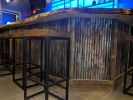 Oak Bar | Countertop in Furniture by Michael Colemire Designs | Beehive Augusta Tavern in Augusta. Item made of oak wood & metal