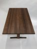 Trestle Table with Center Uprights in Walnut | Dining Table in Tables by Brian Holcombe Woodworker. Item composed of walnut