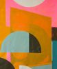 Fractured BiG Orange | Oil And Acrylic Painting in Paintings by Ronald Hunter. Item made of canvas works with contemporary & industrial style