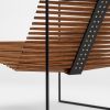 Minimal techno Armchair | Chairs by Ooak Design Inc.. Item composed of wood and brass in minimalism style