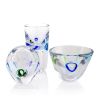 Blue Dot Handblown Glass Collection | Vase in Vases & Vessels by AEFOLIO