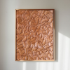 Sculptural Copper Wall Art | Oil And Acrylic Painting in Paintings by Berezart. Item made of canvas works with contemporary & industrial style