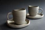 Stone - "SIMPLICITY" tall oval mug | Drinkware by Laima Ceramics. Item made of stoneware compatible with rustic style