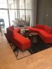 Custom Lobby Furniture (Sofas, Chairs, Tables) | Armchair in Chairs by Greg Sheres | Clippership Apartments on the Wharf in Boston. Item composed of fabric