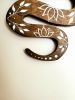 Serpent, Wood snake art | Wall Sculpture in Wall Hangings by Studio Wildflower | Utah in Salt Lake City. Item composed of oak wood in boho or eclectic & maximalism style