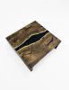 Waterfall Coffee Table - Epoxy Coffee Table - Black Epoxy | Tables by Tinella Collection. Item made of wood works with contemporary & art deco style