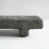 Large Shelf Riser in Textured Stone Grey Concrete | Decorative Tray in Decorative Objects by Carolyn Powers Designs. Item composed of concrete in minimalism or contemporary style