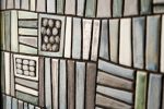 Ingression Tryptich Ceramic and Mosaic Wall Art | Art & Wall Decor by Clare and Romy Studio. Item made of stoneware compatible with boho and mid century modern style