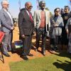 Ahmed Kathrada | Public Sculptures by Barry Jackson Artist | The Cradle of Humankind Visitor Centre Maropeng in Mogale. Item composed of stone