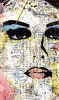 Woman with Graffiti | Prints by Daryl Thetford. Item made of paper