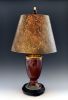 Table lamp, porcelain with steel shade L92 | Lamps by Ron Mello Studio Art. Item made of wood with steel
