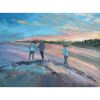 Children Of The Wind | Oil And Acrylic Painting in Paintings by Julia Lawing Fine Art. Item made of canvas with synthetic