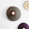 Knitted Ceiling Lamp - Alti 50cm | Sconces by Ariel Zuckerman Studio. Item made of fabric