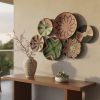 Set of 6 Boho Wall Plate Decor | Decorative Plate in Decorative Objects by Sarmal Design. Item composed of bamboo and cotton in boho or mid century modern style