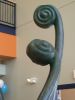 Fiddlehead Bench | Public Sculptures by Jim Sardonis | University of Maine in Orono. Item made of granite